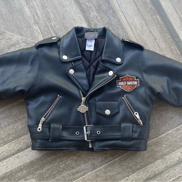 Harley-Davidson Kids Black Leather Jacket